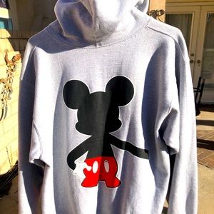 Grey Mickey Hoodie